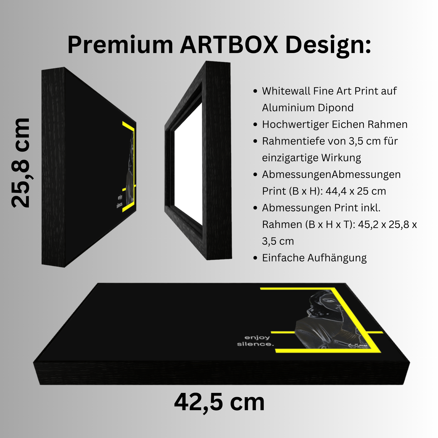 Enjoy silence: Your Premium Artbox - Your Inspiration