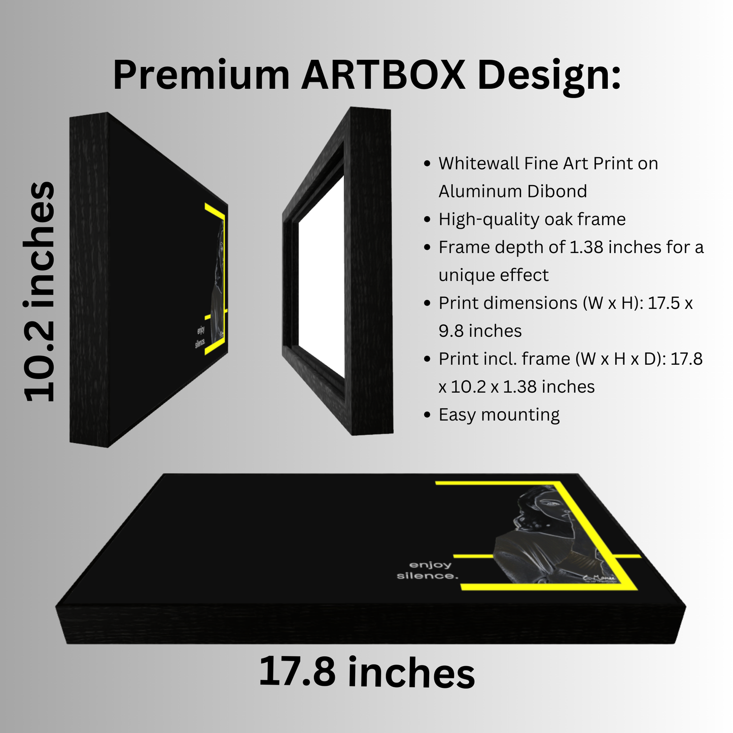 Enjoy silence: Your Premium Artbox - Your Inspiration