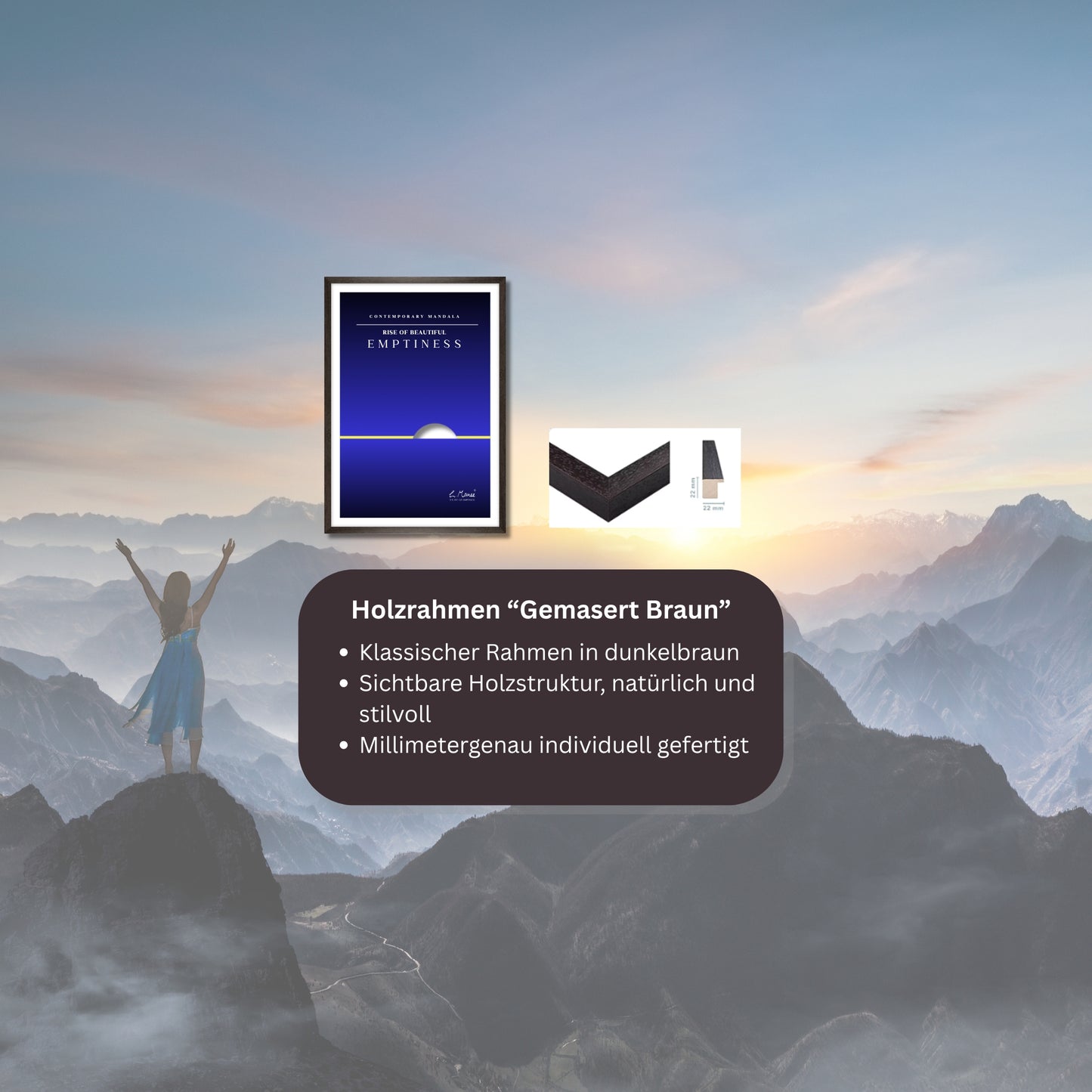 Künstler ART-Poster "Beautiful Emptiness" 50 x 75 cm