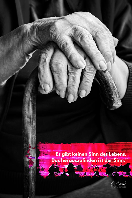 Hochwertiges ART-Poster "Meaning of Life" 50 x 75 cm