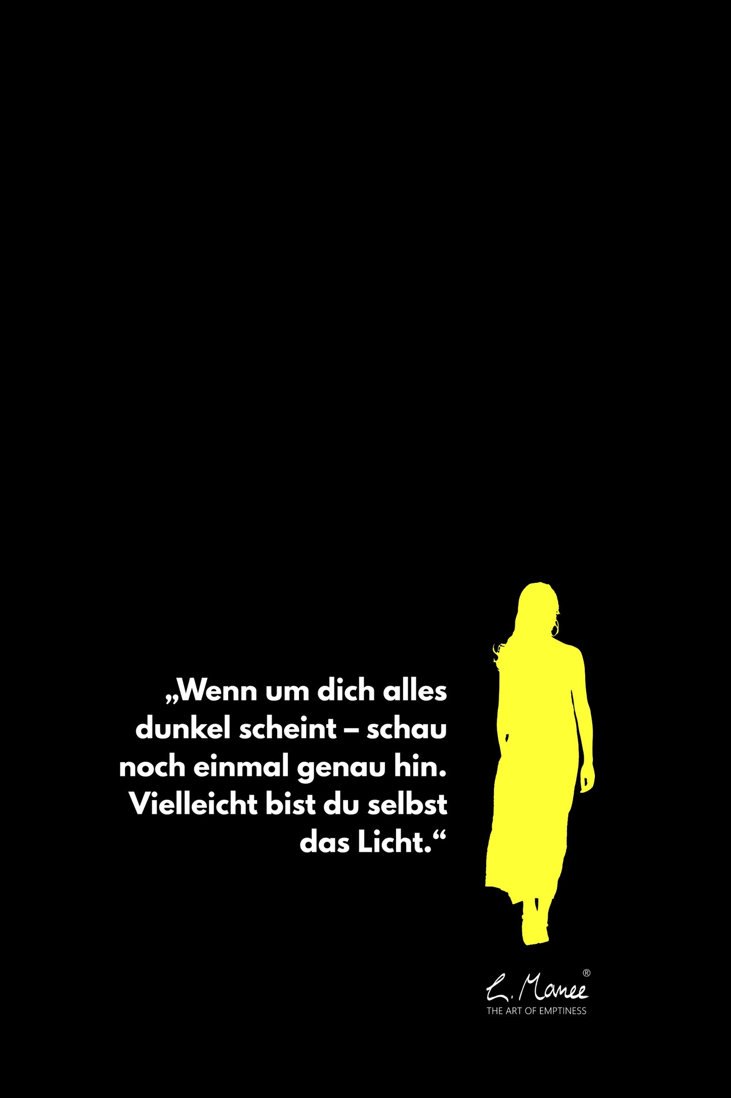 Künstler ART-Poster "I am the Light" 50 x 75 cm (Kopie)