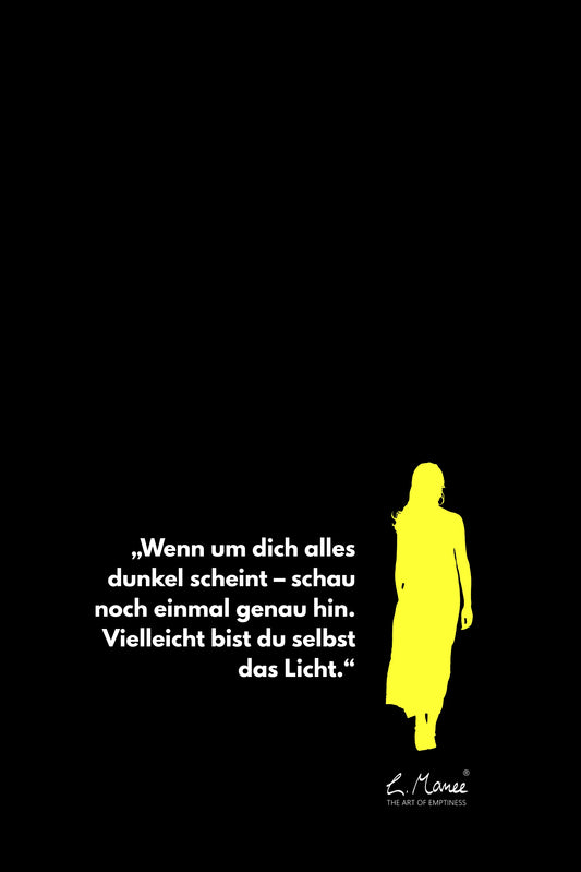 Künstler ART-Poster "I am the Light" 50 x 75 cm (Kopie)