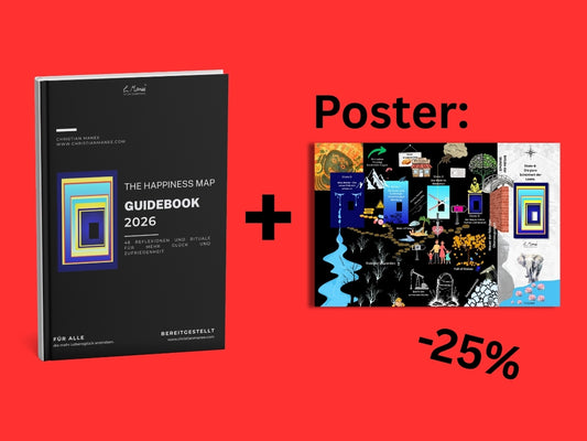 Guidebook 2026 + Happiness-Map-Poster 40 x 60 cm