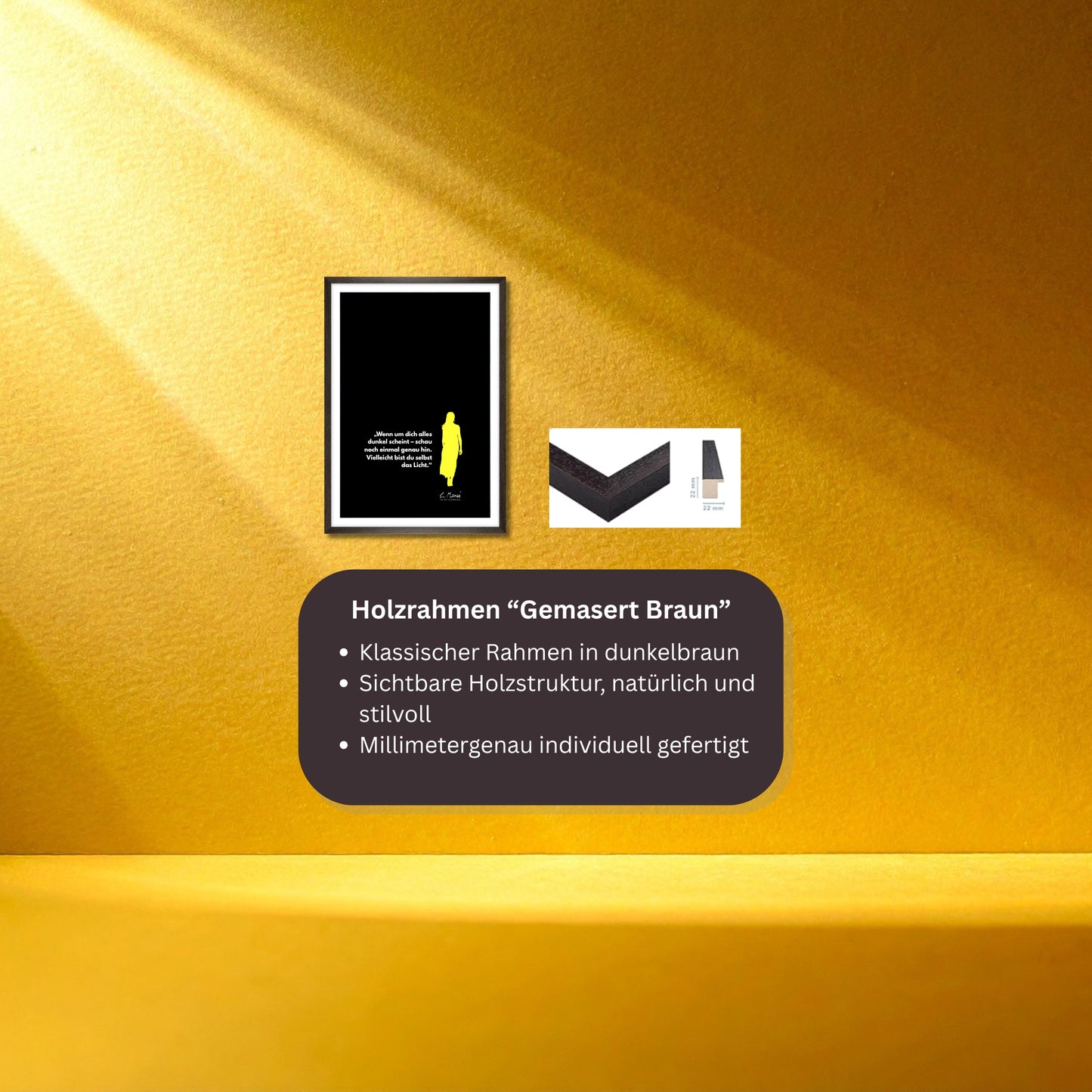 Künstler ART-Poster "I am the Light" 50 x 75 cm (Kopie)