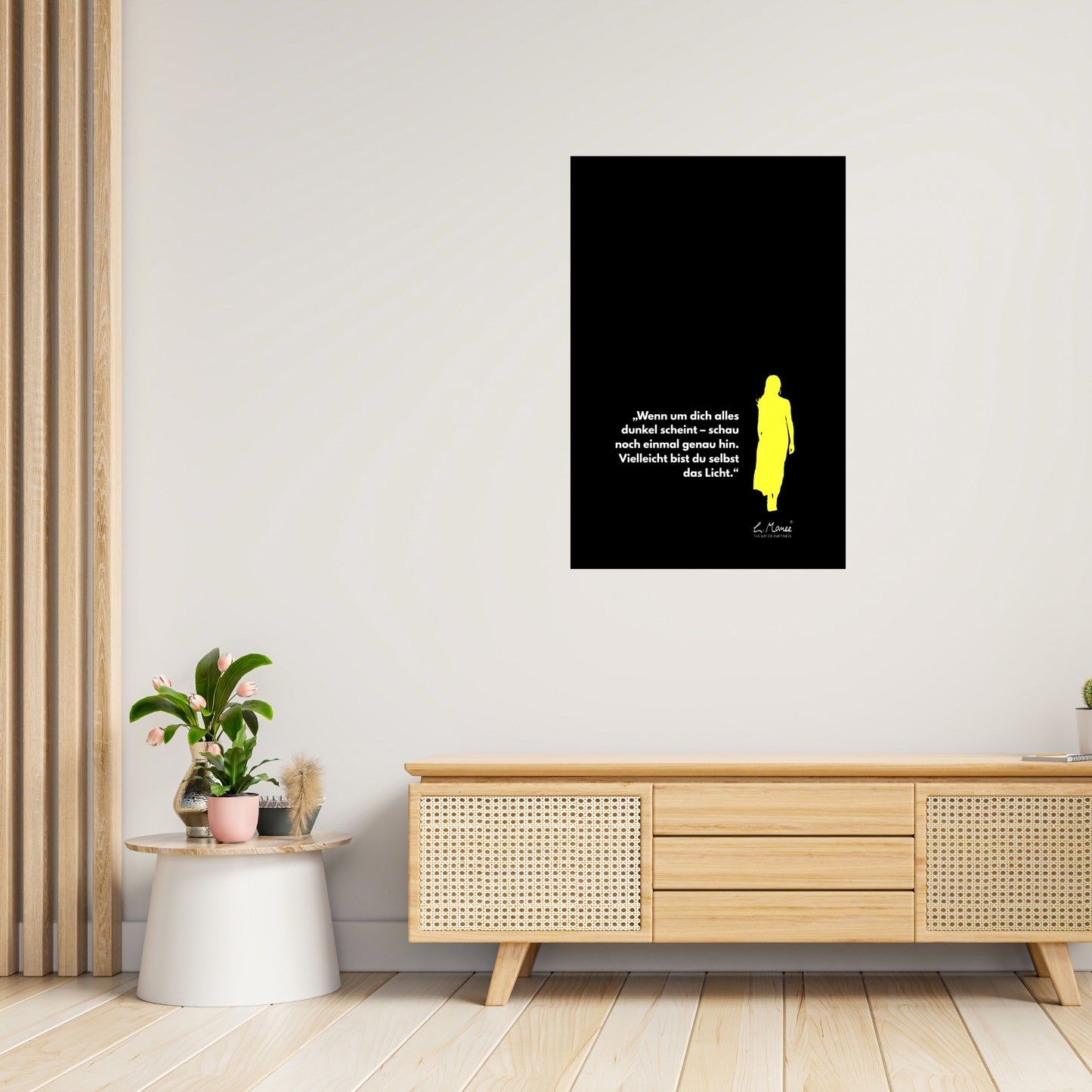 Künstler ART-Poster "I am the Light" 50 x 75 cm (Kopie)