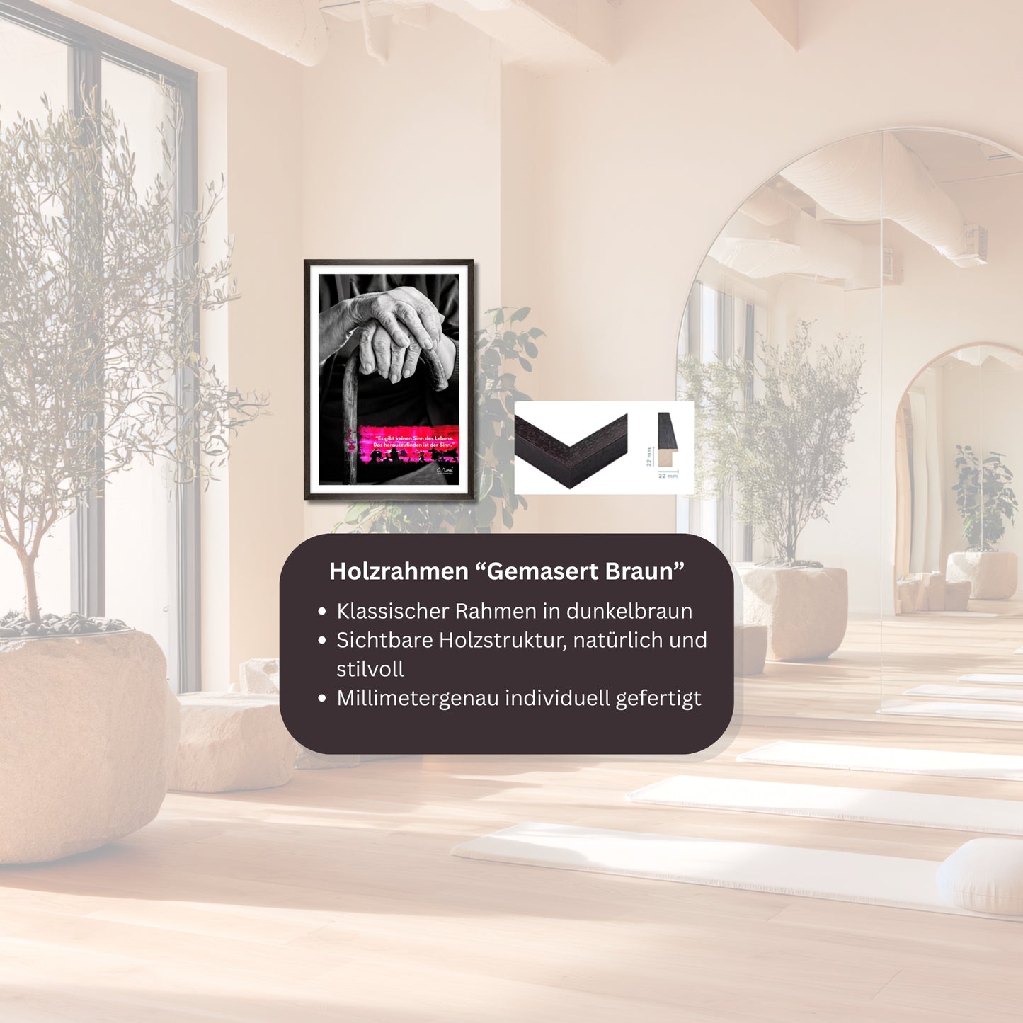 Hochwertiges ART-Poster "Meaning of Life" 50 x 75 cm