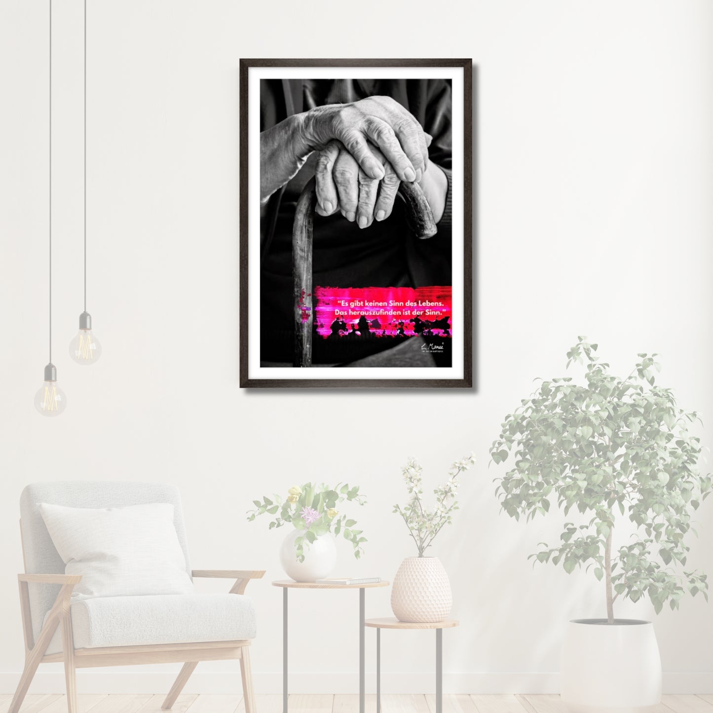 Hochwertiges ART-Poster "Meaning of Life" 50 x 75 cm