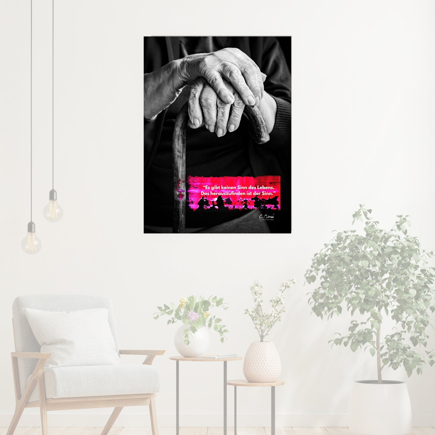 Hochwertiges ART-Poster "Meaning of Life" 50 x 75 cm